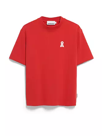 ARMEDANGELS | T-shirt Coupe ample TARJAA | rot